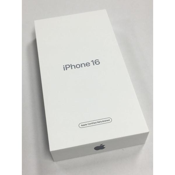 未開封 iPhone16 256GB White SIMフリー / Apple公式保証1年付き : JM