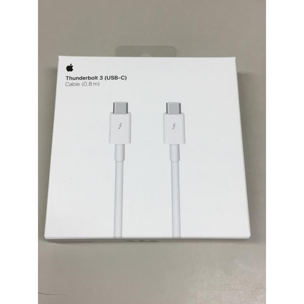 Apple アップル純正 Thunderbolt 3(USB-C)ケーブル(0.8 m Apple アップル純正 Thunderbolt 3(USB-C)ケーブル(0.8 m