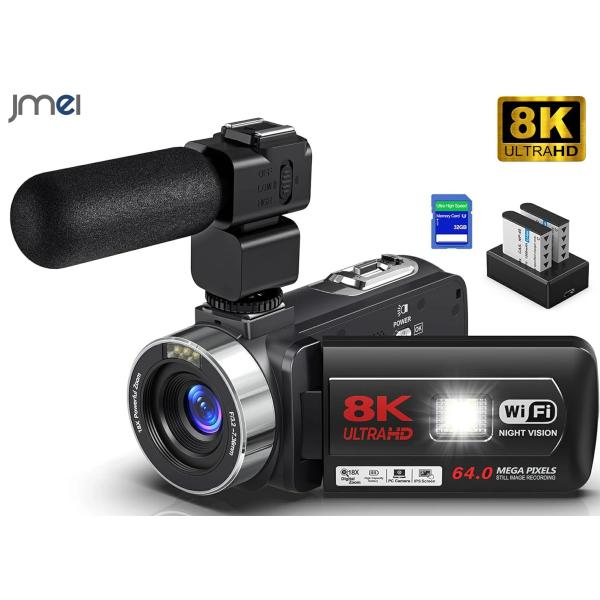 ビデオカメラ 4K60FPS 撮影　セット　最大8K jmei_2466camera-jmei-oni