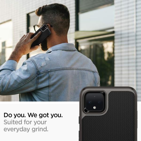 Google Pixel 4 ケース 衝撃吸収 Spigen Neo Hybrid 二重構造