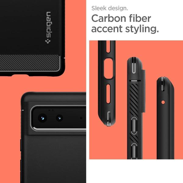 Google Pixel Pixel6 Pro ケース 衝撃吸収 TPU Spigen Rugged