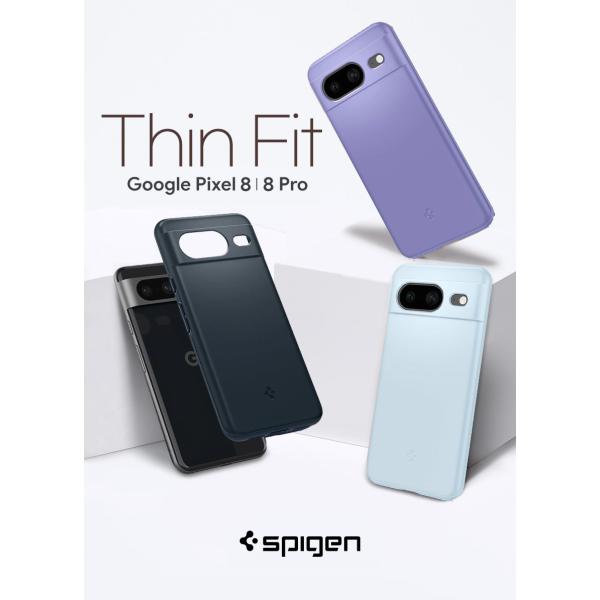 Google Pixel 8 Pro オブシディアン 128G spigen付き jmei_pixel8-8pro-thinfit
