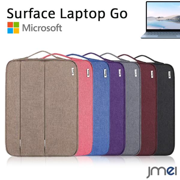 Surface Laptop Go P[X  Sʕی T[tFX bvgbv S[ Jo[ Microsoft 2020 V^ AEg|Pbgt LOP[X 12.4C`Ή