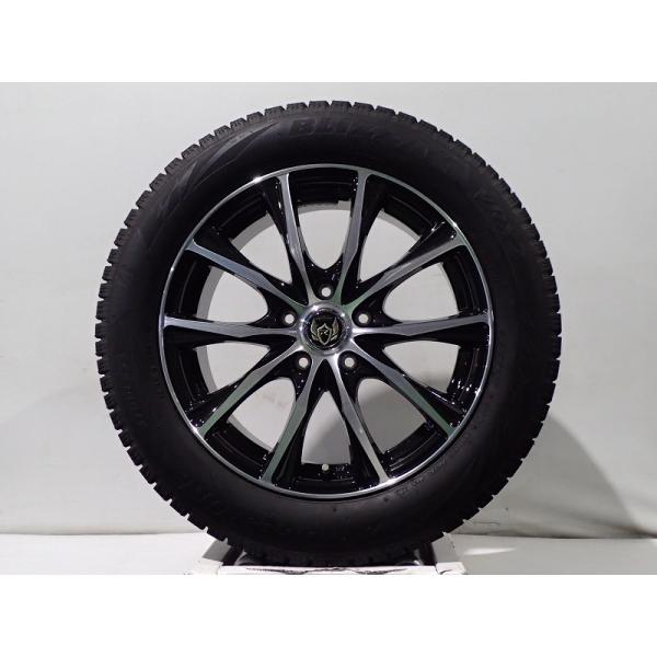 スタッドレスタイヤ　ホイール4本セット　215-55-17 ブリザック BRIDGESTONE（ブリヂストン） 中古 215/55R17 スタッドレスタイヤ