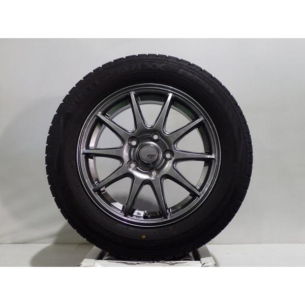 DUNLOP（ダンロップ） 中古 185/65R15 スタッドレスタイヤ ホイール 4