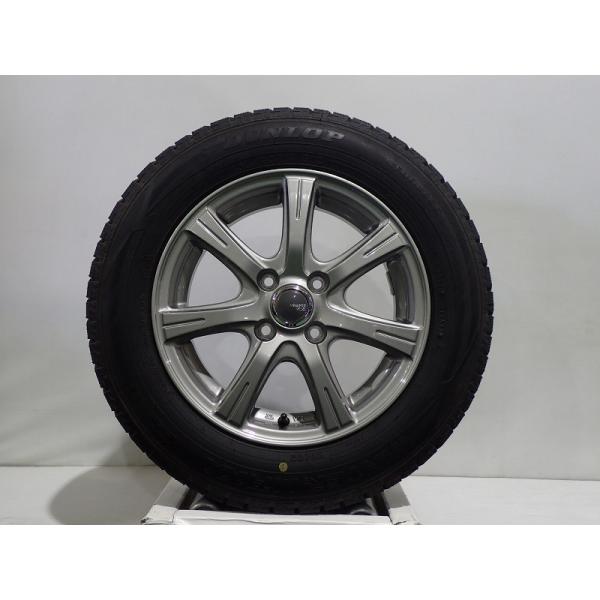 DUNLOP（ダンロップ） 中古 165/70R14 スタッドレスタイヤホイール4本