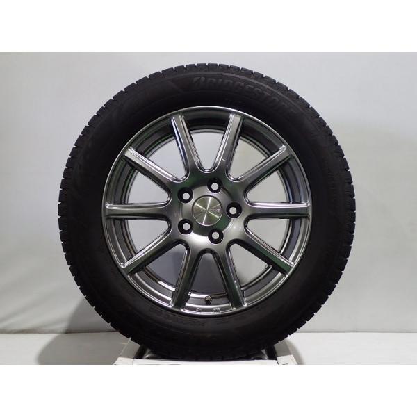 205/55R16 アルミホイール、ブリヂストンスタッドレスセット4本中古 BRIDGESTONE（ブリヂストン） 中古 205/55R16 スタッドレスタイヤ