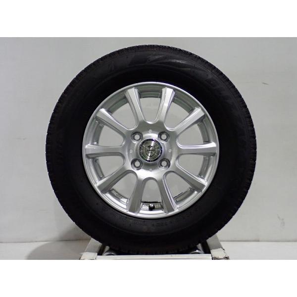 タイヤ・ホイール 145/80r13 VRX2 (7-254) BRIDGESTONE 中古 145/80R13 スタッドレスタイヤ ホイール 4本