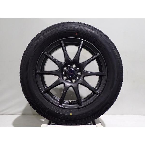 中古 195/65R16 スタッドレスタイヤ ホイール 4本セット ダンロップ ウインターマックスW...