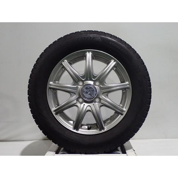 中古 155/65R13 スタッドレスタイヤ ホイール 4本セット ブリヂストン ブリザックVRX2...