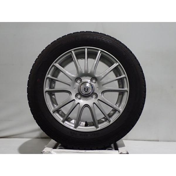 DUNLOP（ダンロップ） 中古 155/65R14 スタッドレスタイヤ ホイール 4