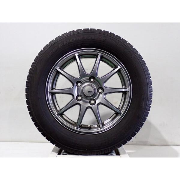 中古 195/65R15 スタッドレスタイヤアルミホイール 4本セット トーヨー
