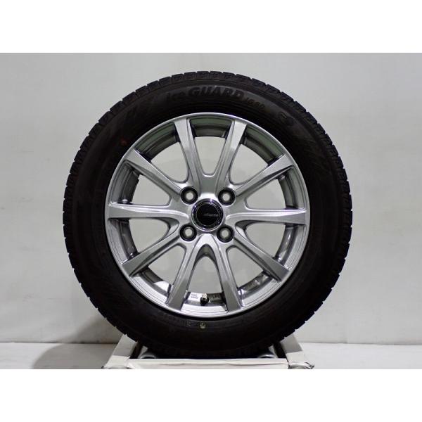 【 14インチ 】YOKOHAMA iG60 中古スタッドレス  (中古鉄ホイール付)4本セット 中古 165/65R14 スタッドレスタイヤ アルミホイール 4本セット