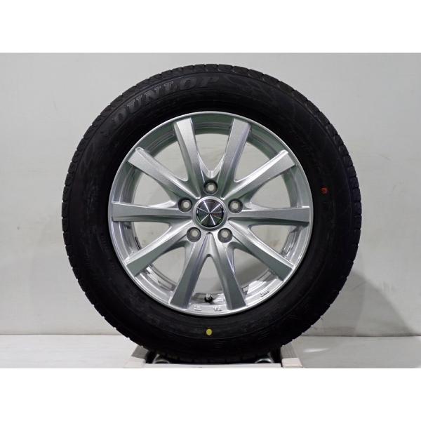 中古 205/65R16 サマータイヤ アルミ 4本セット ダンロップ エナセーブEC204 1665+47-5H114.3 ウェッズ   16インチ 205/65-16