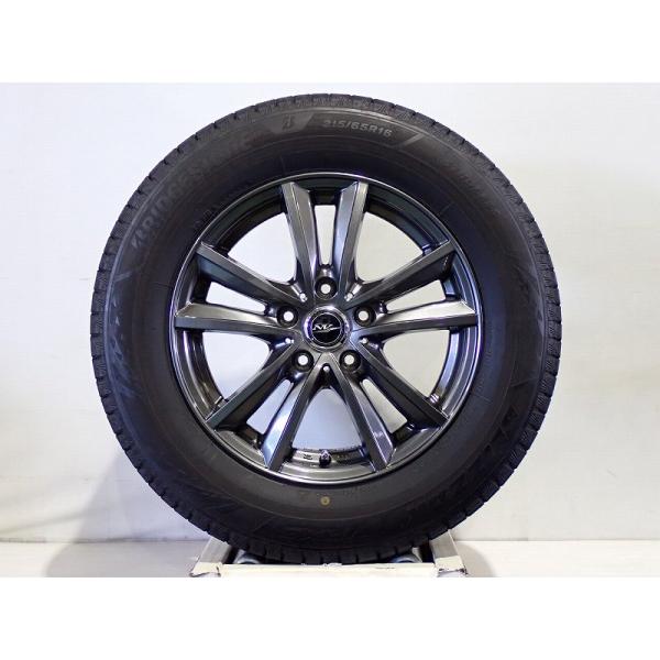 中古アルミホイールセット（ナット有）　スタッドレスタイヤ　ブリジストンブリザック BRIDGESTONE 中古 215/65R16 スタッドレスタイヤ アルミホイール 4本