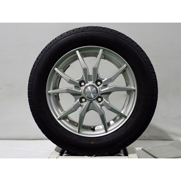 社外アルミ グッドイヤースタッドレス4本セット 165/65R14① グッドイヤー（GOODYEAR） 中古】165/65R14 スタッドレスタイヤ アルミ