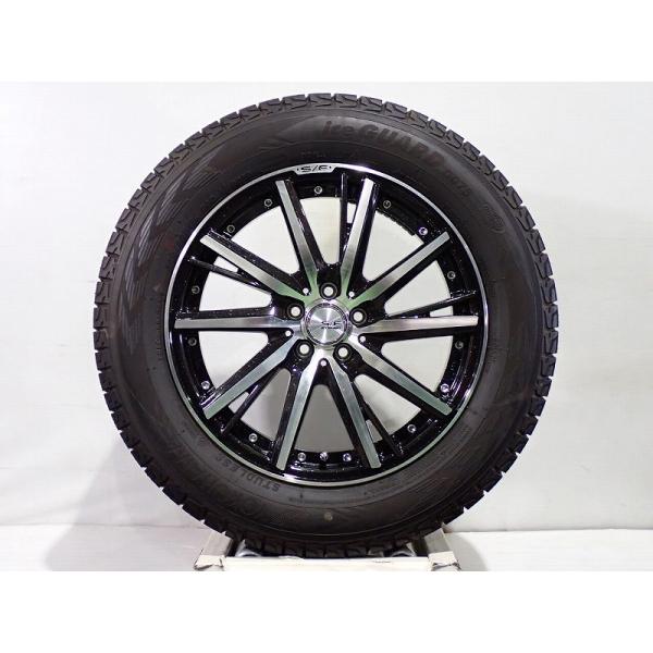 共豊 【中古】225/60R17 スタッドレスタイヤ アルミホイール 4本セット