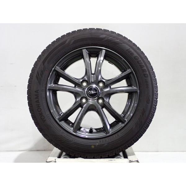 除*医様 バリ溝165/65R14GARITGIZ付きWedsTEADアルミ４本 ☆165/70R14 アルミホイール スタッドレス バリ溝4本SET☆