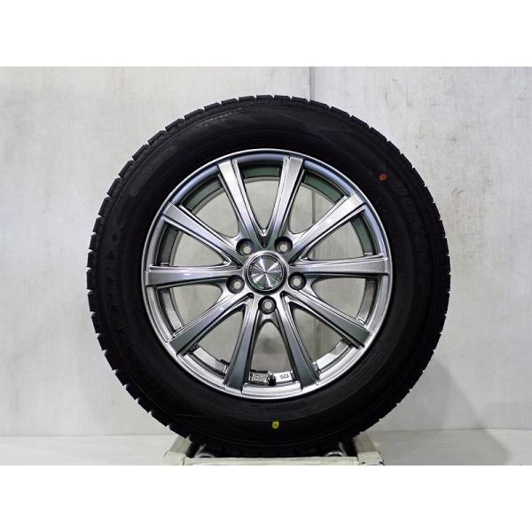 205/60R16 スタッドレスタイヤ アルミホイール 4本セット ダンロップ ウインターマックスWM02 1665＋38-5H114.3 VEX 未使用