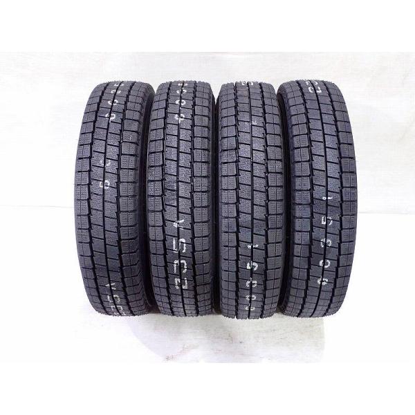 ダンロップスタッドレス145／80R12 80／78N LTホイールセット深溝 DUNLOP（ダンロップ） 145/80R12 80/78N スタッドレスタイヤ 4本セット