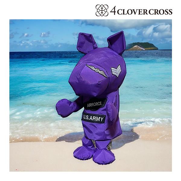 4クローバークロス パンドル ヘッドカバー【 US Army パープル made by 