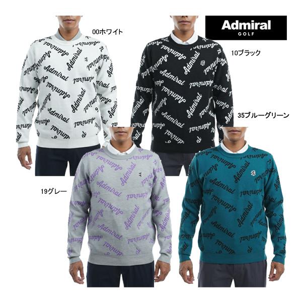 Admiral（アドミラル） ゴルフ ウエア メンズ クルーネックニット