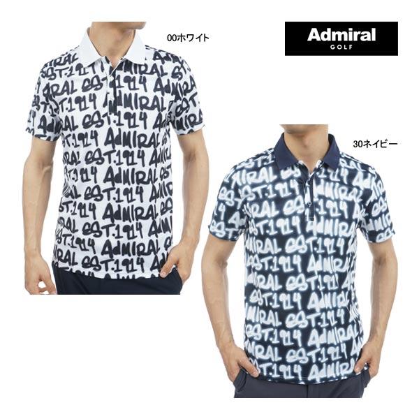 ☆【大特価】【2023 S/S】アドミラル メンズ ポロシャツ スプレーロゴ