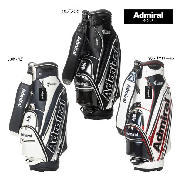 Admiral アドミラル　スタンド　ゴルフキャディバッグ　トリコロール柄　９型 Admiral Golf アドミラルゴルフ キャディバッグ メンズ 別注