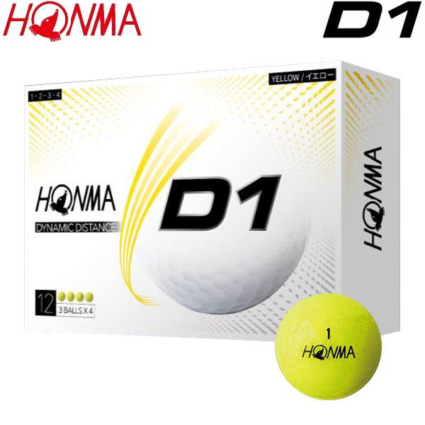 年モデル 本間ゴルフ ホンマ D1ボール イエロー １ダース 12球入り Honma Ball Hon D1 Yl Japan Net Golf ヤフー店 通販 Yahoo ショッピング