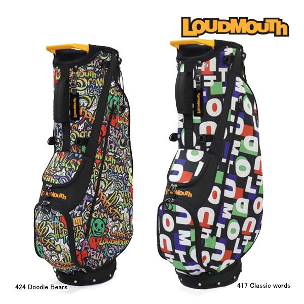 LOUDMOUTH ゴルフバッグ・キャディバッグ LOUDMOUTH ラウドマウス Loud Mouth LM-CB0024 キャディバッグ