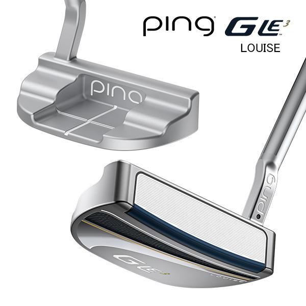 【美品】2023PINGピンゴルフG Le 3 パター LOUISE PING ♪【レディース】【23年モデル】 ピン ジー・エルイー3