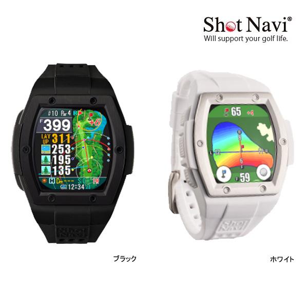 Shot Navi Crest II 本体 ホワイト(GPS 距離計) ShotNavi（ショットナビ） ゴルフ クレスト 2 タッチ 時計 型 距離測定