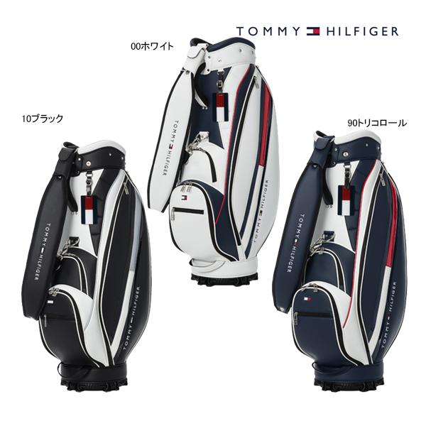 トミーヒルフィガー 　カート キャディバッグ〔ベーシック〕 白　thmg6sc7 TOMMY HILFIGER GOLF（トミー ヒルフィガー ゴルフ） トミー