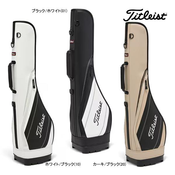 寶BDD-157 Titleist 黒と白のゴルフバッグ4.7㎏ 内口径2.5㎝ Titleist