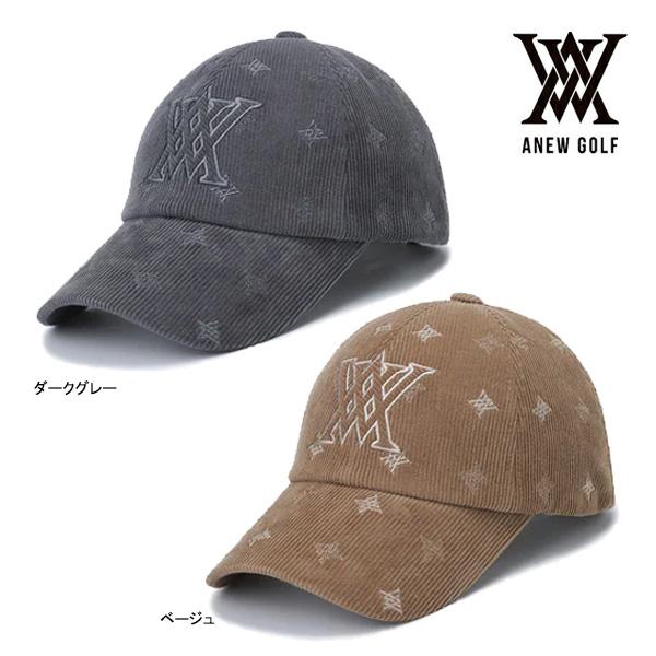 アニュー ゴルフ キャップ AGFFUCP04 ユニセックス コーデュロイ ANEW