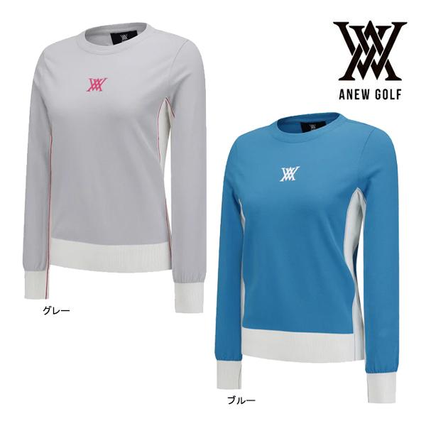 ANEW GOLF グレー クルーネックトレーナーXL ANEW GOLF グレー クルーネックトレーナーXL 【公式通販】
