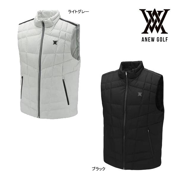 アニュウゴルフ　ダウンベスト アニュー ゴルフ メンズウェア ダウン ベスト AGFWMDV10 シャドウ
