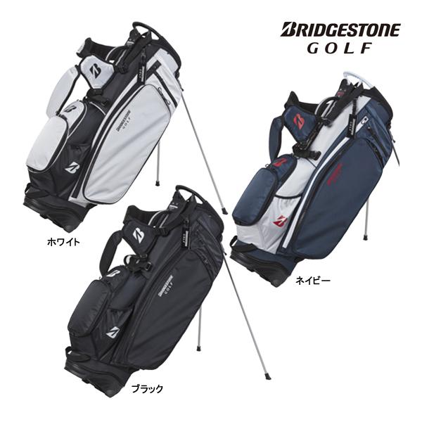 BRIDGESTONE ゴルフ キャディバッグ ホワイト/ブラック