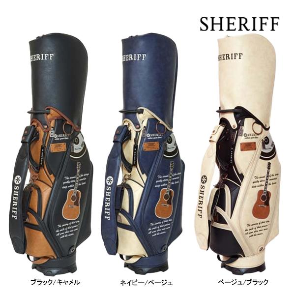 サンプル SHERIFF シェリフゴルフ ミュージック 限定キャディバッグ BE SHERIFF（シェリフ） キャディバッグ ミュージックシリーズ SMU-005 CB