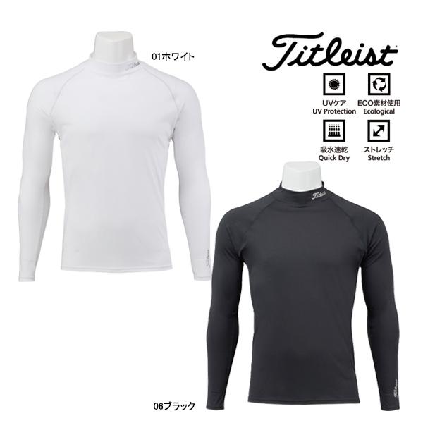 美品 Titleist 長袖 ゴルフウェア 白 ホワイト 3L トップス ゴルフ Titleist（タイトリスト） ゴルフ メンズ シャツ TLPMT981J ハイネック