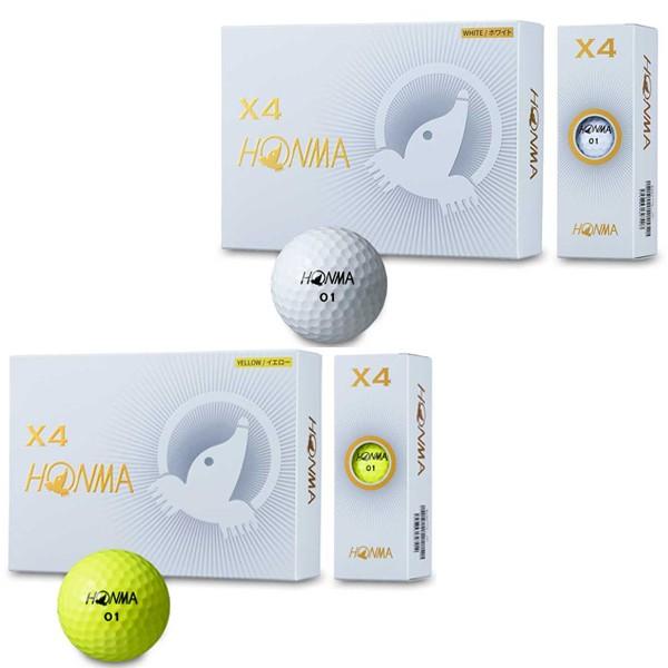 プリントネーム 19年モデル 本間ゴルフ ホンマ X4 ボール １ダース 12球入り Honma Ball Top Hon X4 19 Japan Net Golf ヤフー店 通販 Yahoo ショッピング