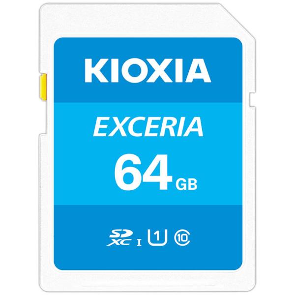 Z[ SDJ[h SDXCJ[h 64GB Kioxia EXCERIA UHS-I U1 100MB/S Class10 LNEX1L064GC4 sAi