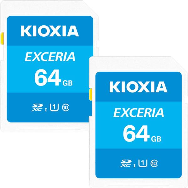 2Zbg SDJ[h SDXCJ[h 64GB Kioxia EXCERIA UHS-I U1 100MB/S Class10 sAi