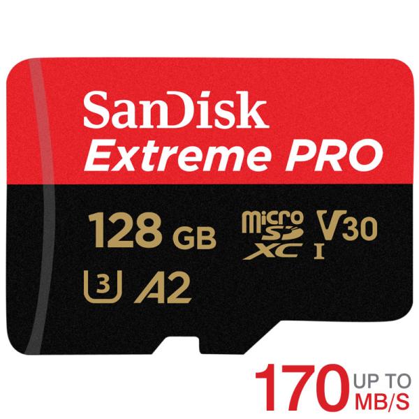 SanDisk（サンディスク） microSDXC 128GB SanDisk Extreme PRO UHS-I