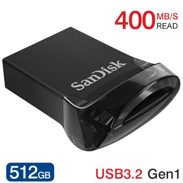 SanDisk USBメモリ 512GB Ultra Fit USB 3.2 Gen 1対応 高速 SanDisk USBメモリ 512GB Ultra Fit USB 3.2 Gen 1対応 高速