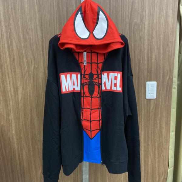 在庫処分 UFJ ユニバーサルスタジオジャパン スパイダーマン なりきりパーカー S