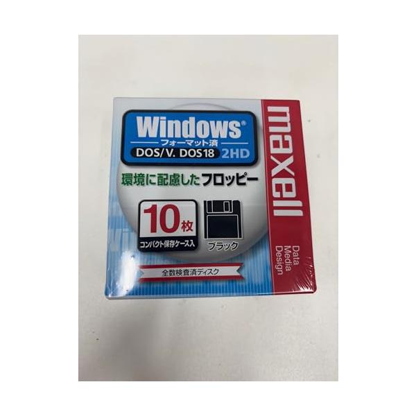 maxell 3.5インチ フロッピーディスク Windows 10枚 MFHD18.D10P