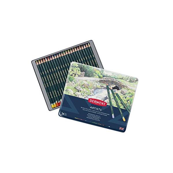 Derwent ダーウェント 色鉛筆 アーチスト カラーペンシル 24色セット 32093