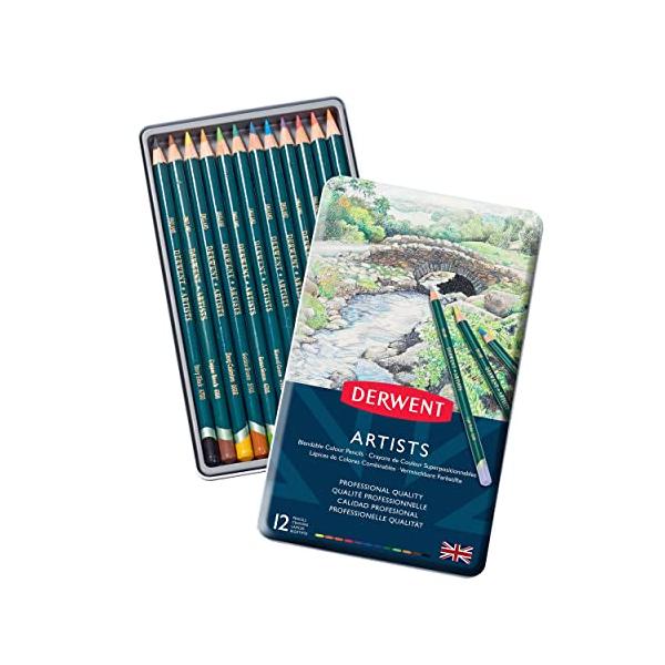 Derwent ダーウェント 色鉛筆 アーチスト カラーペンシル 12色セット 32092