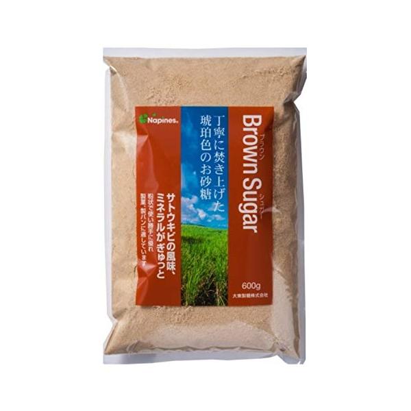【ママパン】砂糖 ブラウンシュガー 大東製糖 600g Napines